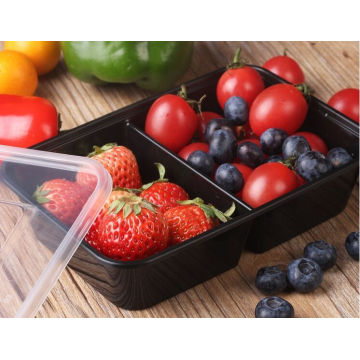 Cheap Black Color Microwavable Disposable Plastic Takeaway Food Container